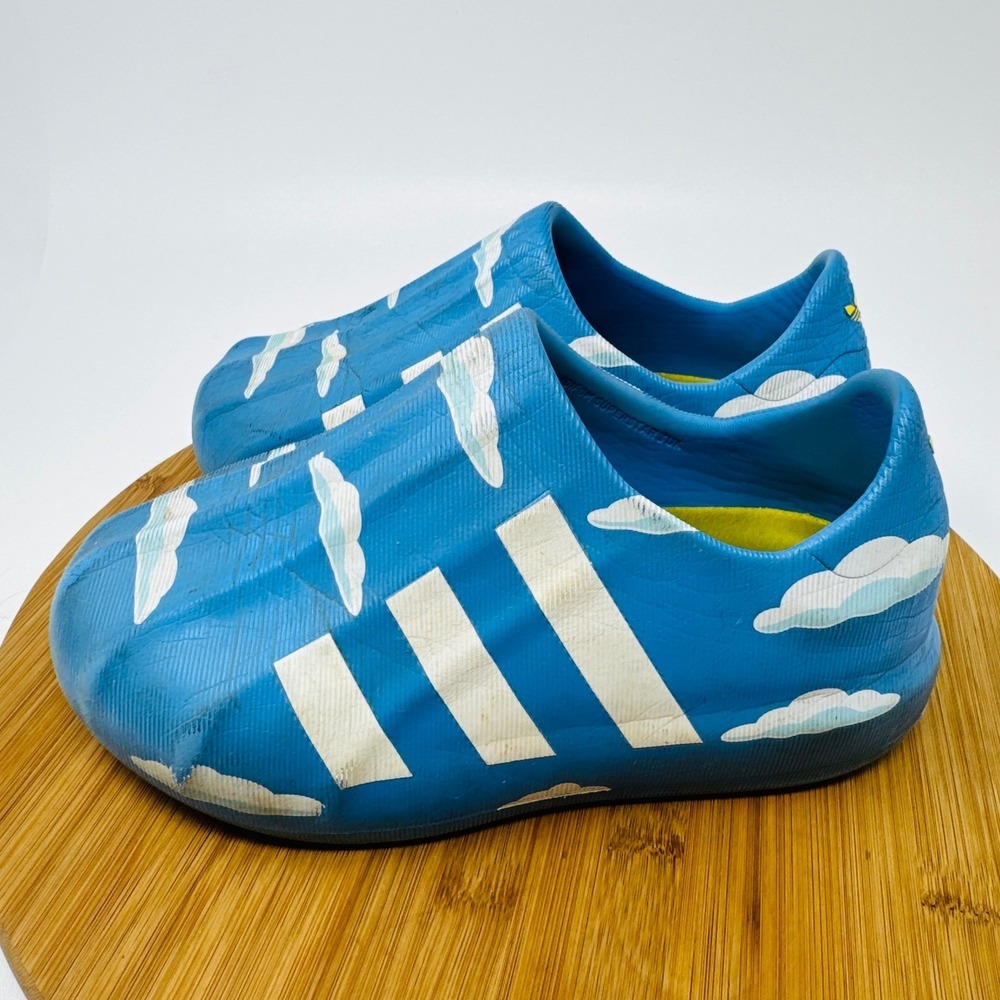 Adidas‎ AdiFOM Superstar The Simpsons Clouds Blue White Shoes Kids Sz 3UK/4US